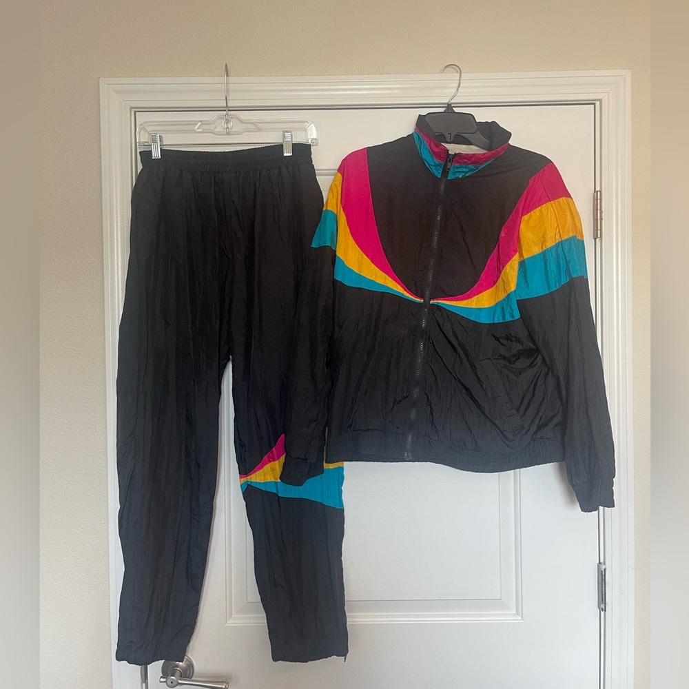 Active Elements 80's Wind Suit Complete Set Jacke… - image 1